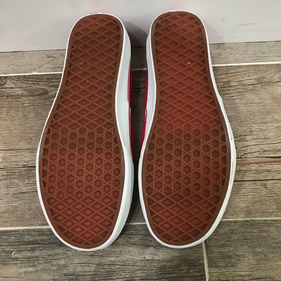 Red Vans Authentics - Picture 8 of 9